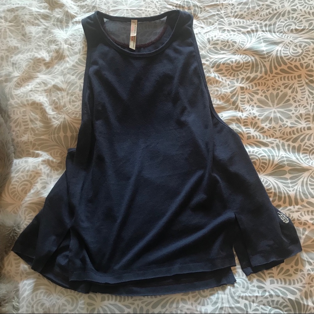 Medium navy blue Free People work out tank